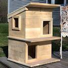 Double Deck Cat Shelter House