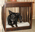 Dog Bed and End Table Combination